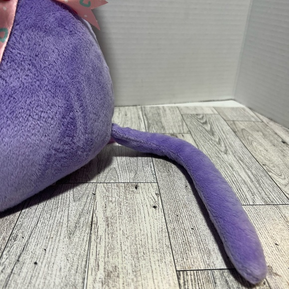 Sailor Moon Light Purple Luna Cat Sitting Medium Plush  15” W/tags - Picture 2 of 6